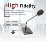 Professional Network Audio Dante Microphone Desktop PoE 24bit For Conference