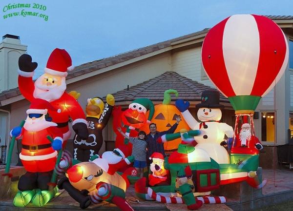 Colorful Inflatable Advertising Products Outdoor Inflatable Christmas Decoration