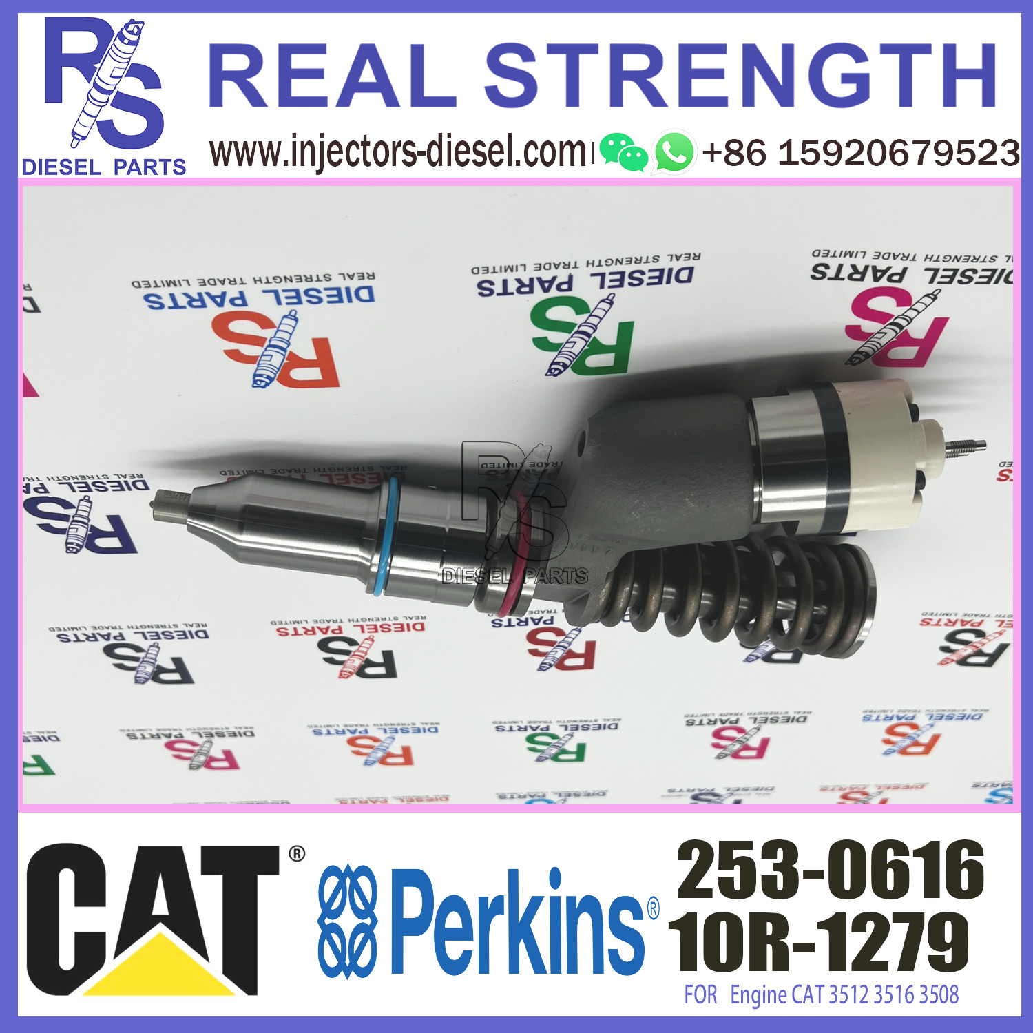 C18 Caterpillar Fuel Injector Assembly 253-0616 253-0618 291-5911 295-9085 211-3026