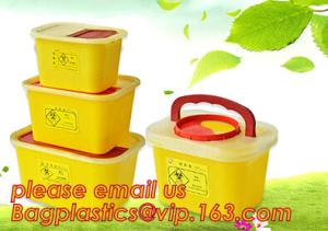 Wholesale BIOHAZARD WASTE CONTAINERS, PLASTIC STORAGE BOX, MEDICAL TOOL BOX, SHARP CONTAINER, SAFETY BOX, Disposable Hospital Bioh from china suppliers