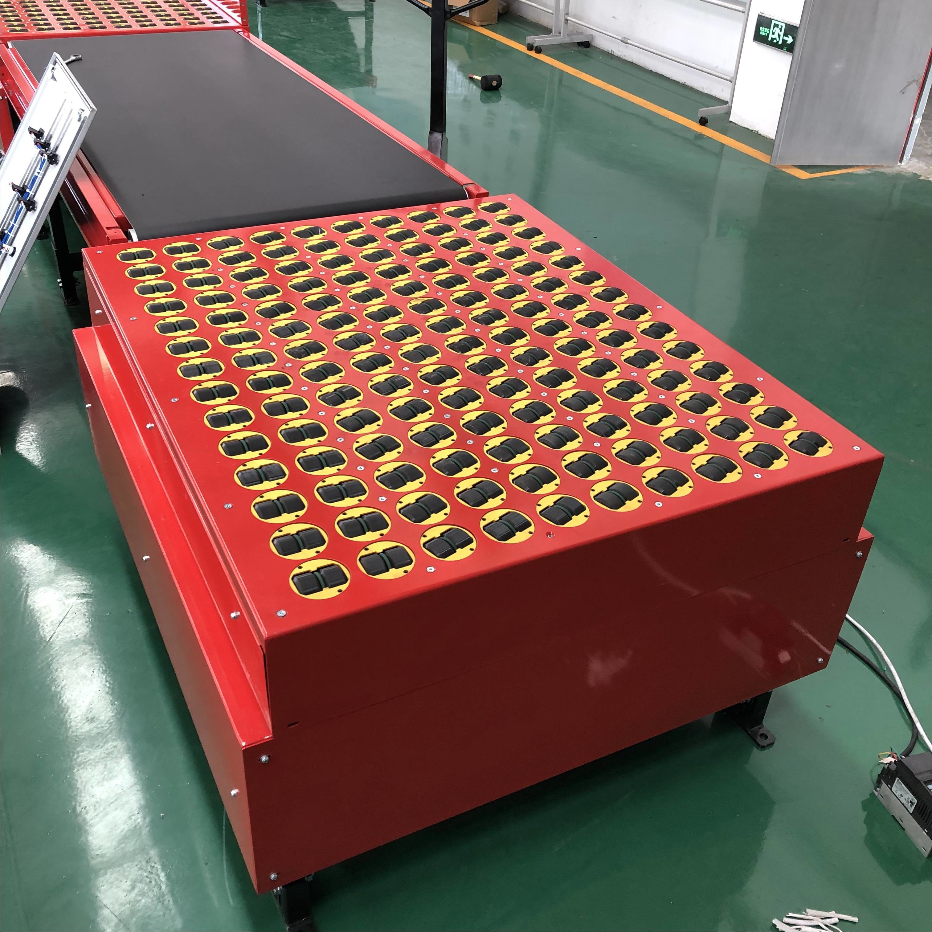 100 X 100 X 10mm 750W Parcel Mail Swing Swivel Wheel Sorter