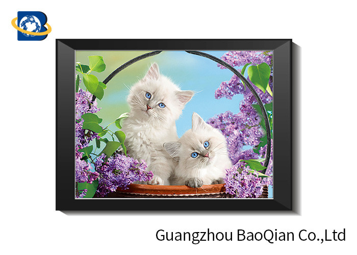 3D Deep Effect Pictures With PP / PET / Plastic / PS Board Material