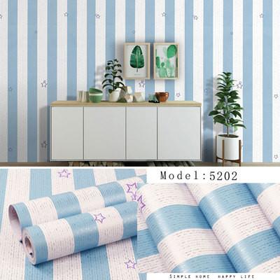 45cm Width Wallpapers European Style Peel and Stick Vinyl PVC Floral Wallpaper