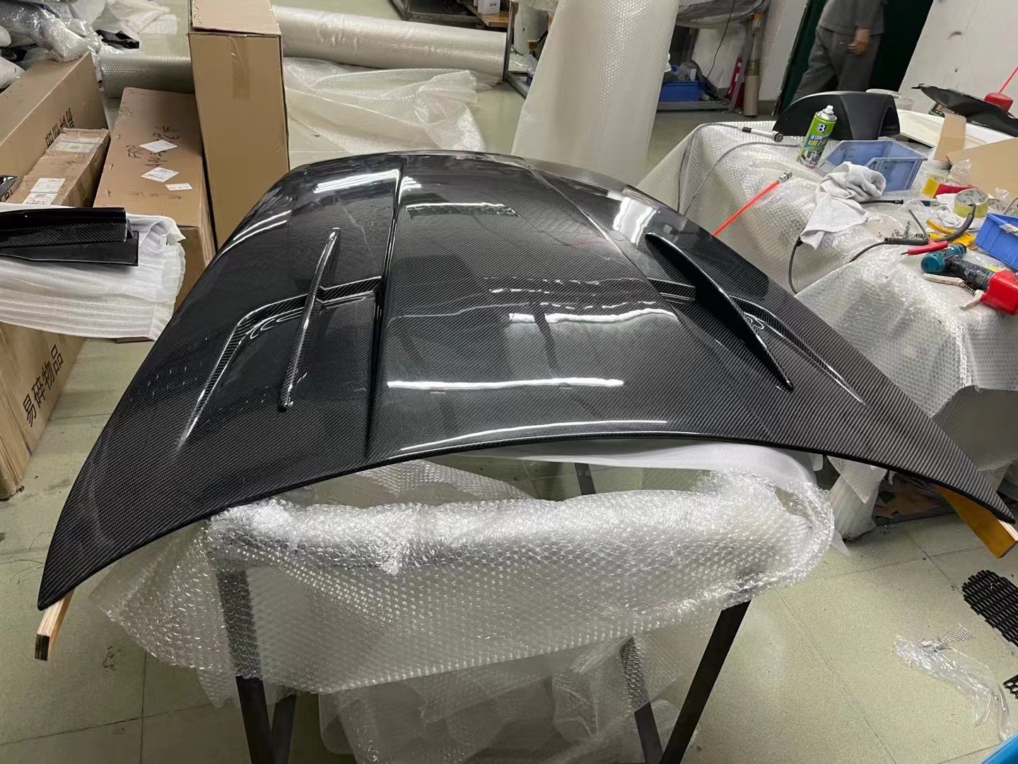 New Product Carbon Fiber Hood for Porsche 911 997 911 997 Carbon Fiber Engine Hatch GT3 Style
