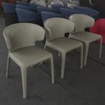 Multi Colored Modern Leather Dining Room Chairs Home Furniture Fashion Design