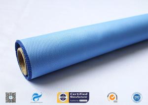 Wholesale High Performance 18oz Blue Silicone Coated E-Glass Fiberglass Fabric from china suppliers