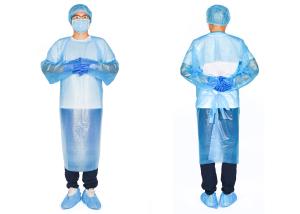 Wholesale Disposable Isolation Gown, CPE Material Liquid Resistance, Protective Isolation Gown Clothing from china suppliers