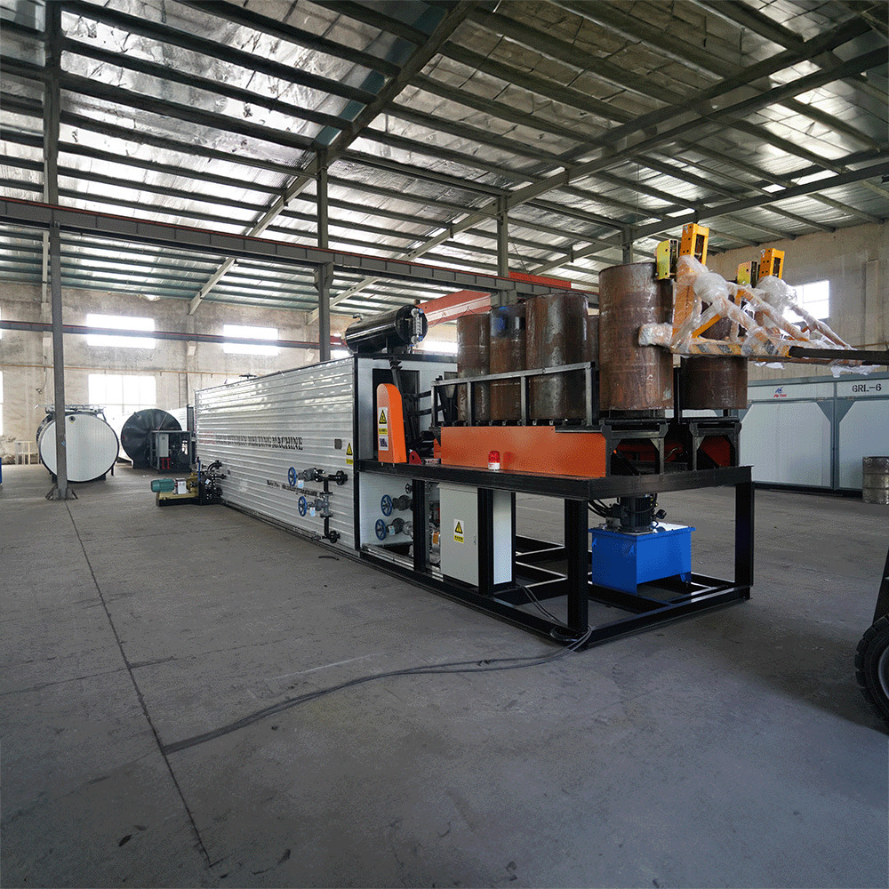 Thermal Oil Heating Automatic bitumen Drum Melting Equipment For Bitumen Plant