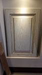 Golden kitchen cabinet door,Antique solid wood kitchen cabinet door,Hot sale