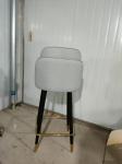 40.5cm Wrought Iron Bar Chair