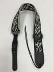 Logo Silk Screen Printed Girls Guitar Strap / BSCI Beautiful Guitar Lock Strap