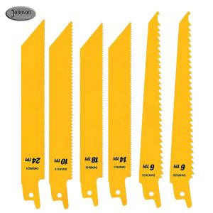 Wholesale 6-Piece Metal Wood Cutting Reciprocating Saw Blades Set For Metal Plastic Wood And Drywall from china suppliers