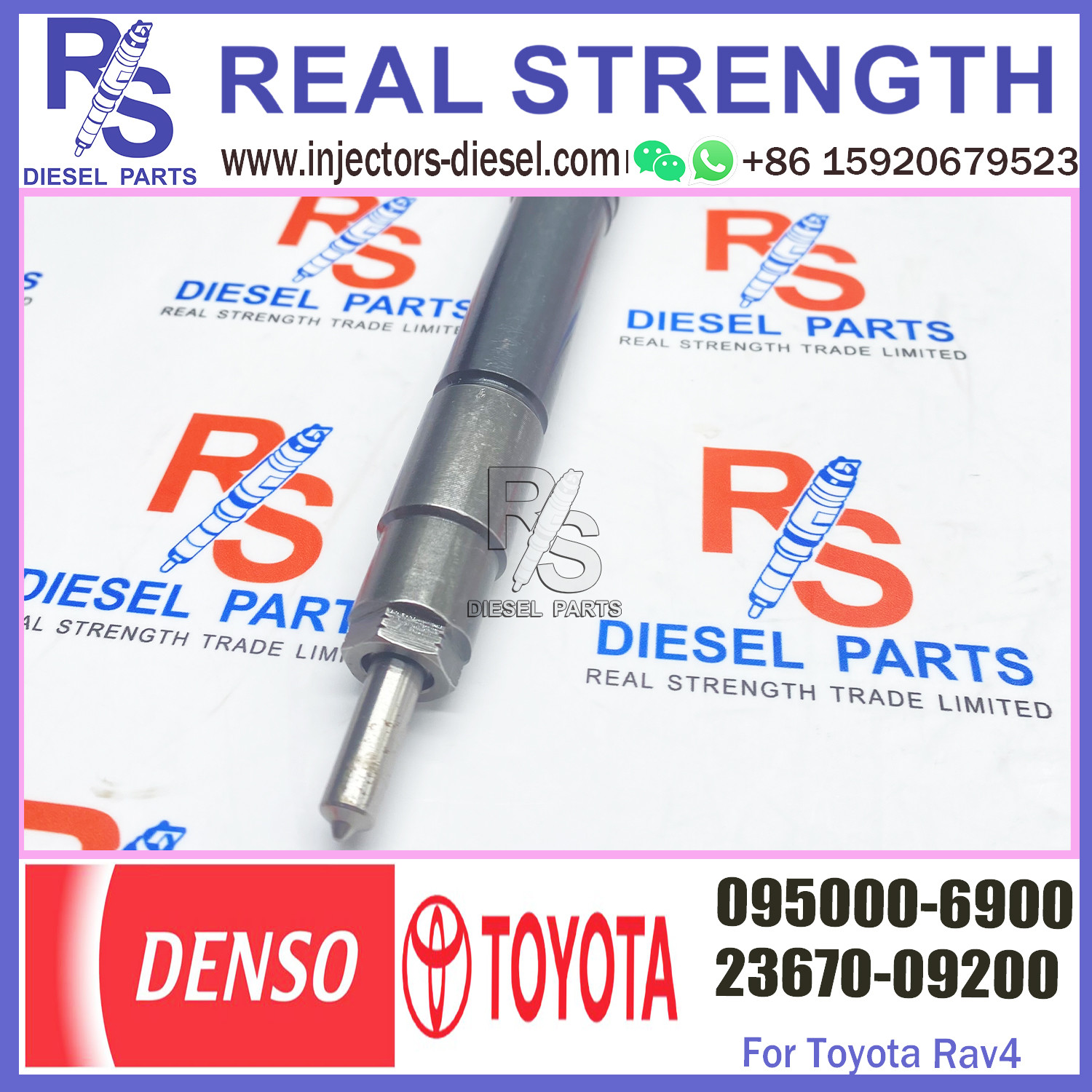 Common Rail Fuel Injector 095000-6900 095000-7240 095000-7250 095000-7600 For Toyo-ta Rav4