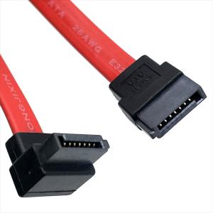 Wholesale Flexible SATA Cable Assembly Custom Straight To 90 Degree Right Angle SATA Data Cable from china suppliers