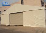 Outdoor White Warehouse Storage Tent Temporary For Work Construction Tent