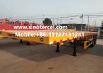 40 Foot Flat Bed Semi Trailer 3 Axle Semi Truck Flatbed Trailer