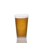 Frosted Personalised Crystal Wine Glass