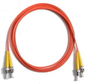 Wholesale 62.5/125 Duplex orange Fiber Optic Patch Cord , 5Mtrs PVC cable from china suppliers