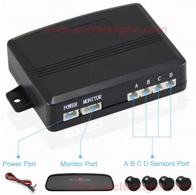 Ouchuangbo Car parking sensor system dmirror LED display Anti-freeze and rain proof OCB-L215