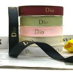 Hot stamping thread ribbons, English holiday gifts, flower bundles, satin
