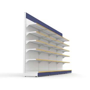 Wholesale factory price multi layers steel supermarket shelf/ high quality metal double/single sided fixed/rotary gondola shelves 5 buyers from china suppliers