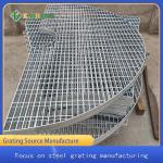 Silver White Steel Metal Grating Oem Hot Dip Galvanized