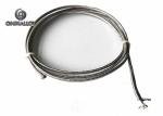 Thermocouple Type J Extension Compansation Cable Fiberglass SS304 Sheath 24AWG