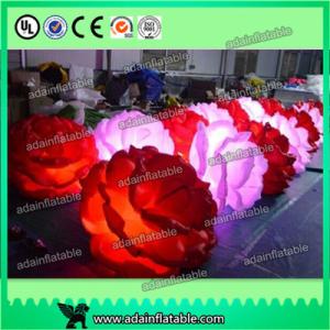 Wholesale Hot Selling Wedding Event Stage Decoration Inflatable Peony Flower Chain With LED Light from china suppliers