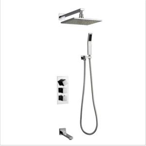 Wholesale Easy Install Shower Wall Faucet Wear / Corrosion Resistant With Colorful LED Light from china suppliers