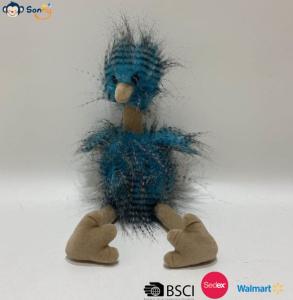 Wholesale OEM Factory Wholesale Custom Blue Peacock Fluff Ostrich Plush Toys Gift Stuffed Animal from china suppliers