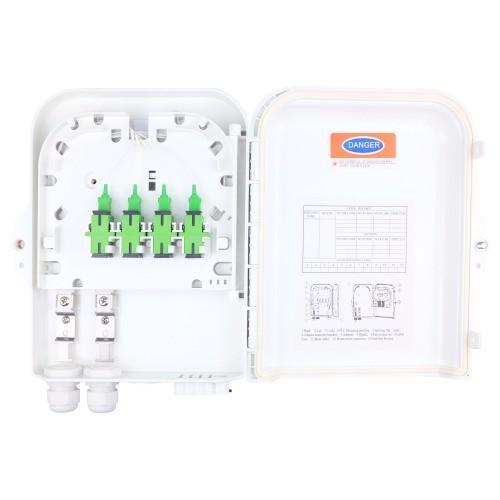 Wall/Pole Mount 8 Cores Outdoor FTTH Optic Terminal Fiber Distribution Box with