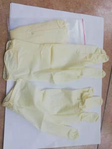 Wholesale Biology Experiment Disposable Latex Gloves S M L Size Yellow Color Nitrile gloves from china suppliers