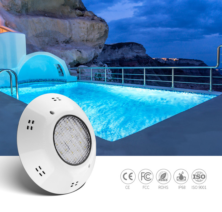 Color Changing low voltage led swimming pool lights, fiberglass pool light 12W RGB color Pool bulb