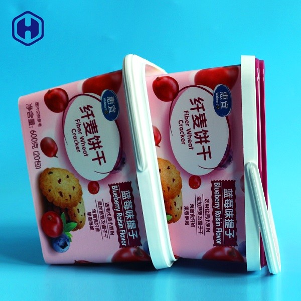 In Mold Labeling Tubs Square Plastic Box Environmentally - Friendly