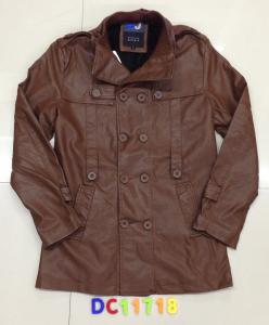 Wholesale DC11718 Men's Pu jacket coat stock from china suppliers