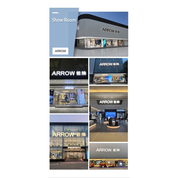 ARROW product showroom display