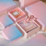 Colorful Custom Logo Cosmetic Makeup Perfume Packaging Square Kraft Paper Gift