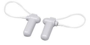Wholesale ABNM EAS accessories anti-theft alalrm tag with steel lanyard from china suppliers
