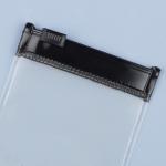 Reuse Eco Friendly Jewelry Zipper Bag Pvc Frosted Blend Color Translucent