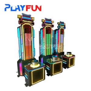 Wholesale Coin Operated Indoor Sports Hercules Hammer Master Strongman Arcade Game Machine from china suppliers