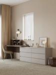 Manufacturer supplier Cozy Bedroom Makeup Vanity Slimline Dressing Table