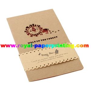 Wholesale customize die cutting and colorful printed paper cards/greeting cards from china suppliers
