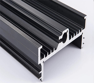 Wood Grain Extruded Aluminum Door Profiles Casement Door Profile Slim Frame