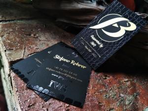 Wholesale 700gsm Gold Foil Stamped Business Cards Personalised Design For Promotional from china suppliers