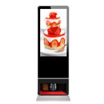 49" Shoes Polisher With Digital Signage Advertising Display Screen For