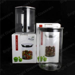 Wholesale Airtight Glass Storage Jar With Metal Lid For Kitchenware from china suppliers