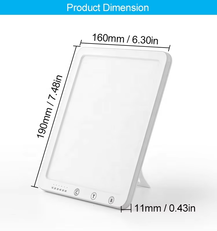 LED Light Source Physical Therapy Sunlight Lamp Popular Daylight Winter Therapy Light Medical Home SAD Treatment Therapy