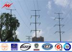 Transmission Line Steel Tubular Pole 220kv Overhead Line Work Load 400kgf