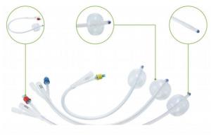 Wholesale 100% Pure Silicone 22 Fr 3 Way Catheter 2 Way Foley Catheter With 30ml Balloon from china suppliers