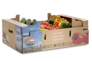Wholesale Recycled Vegetables Packing Boxes Flute Corrugated Paper Matt Lamination from china suppliers